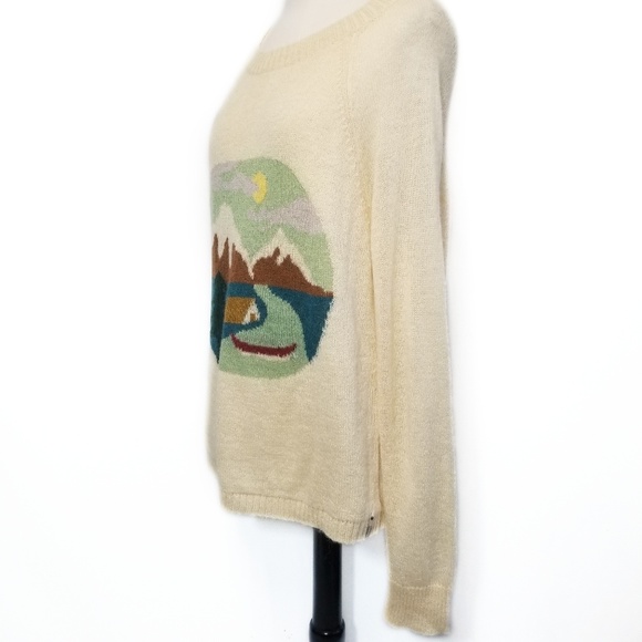 WOOLRICH NWT Womens Cream Crew Neck Sweater Size L - Picture 7 of 8